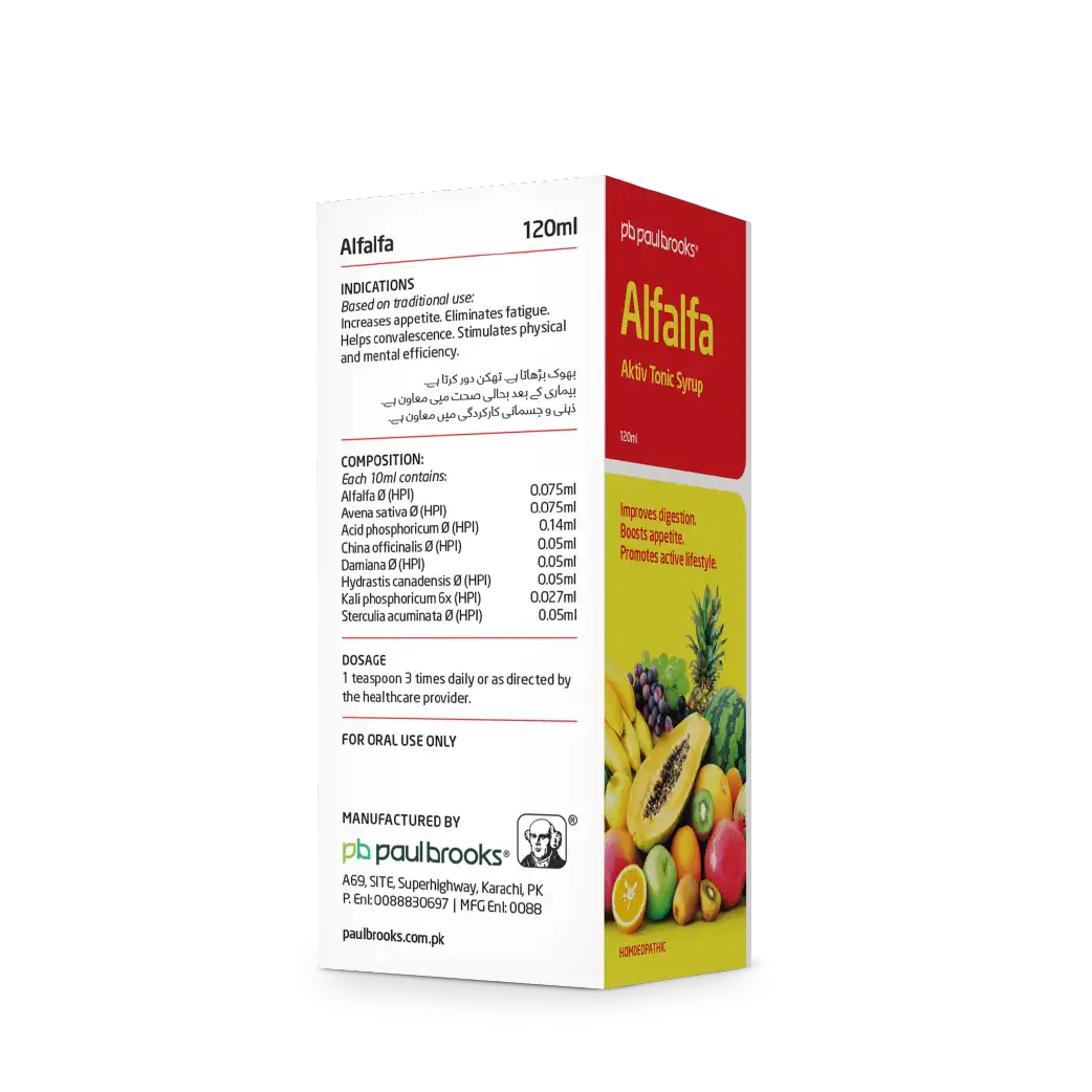 Alfalfa Aktiv Tonic Syrup